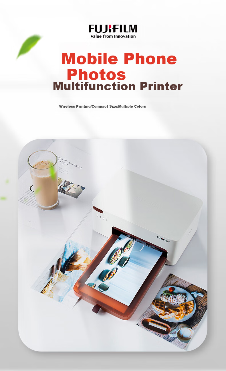 FUJIFILM Instax Mini Link 2 Pro Wireless Mobile Photo Printer with Built-in Battery, Home Photo Printer, Somme Pink, Multi-size ID Photo Printing 4
