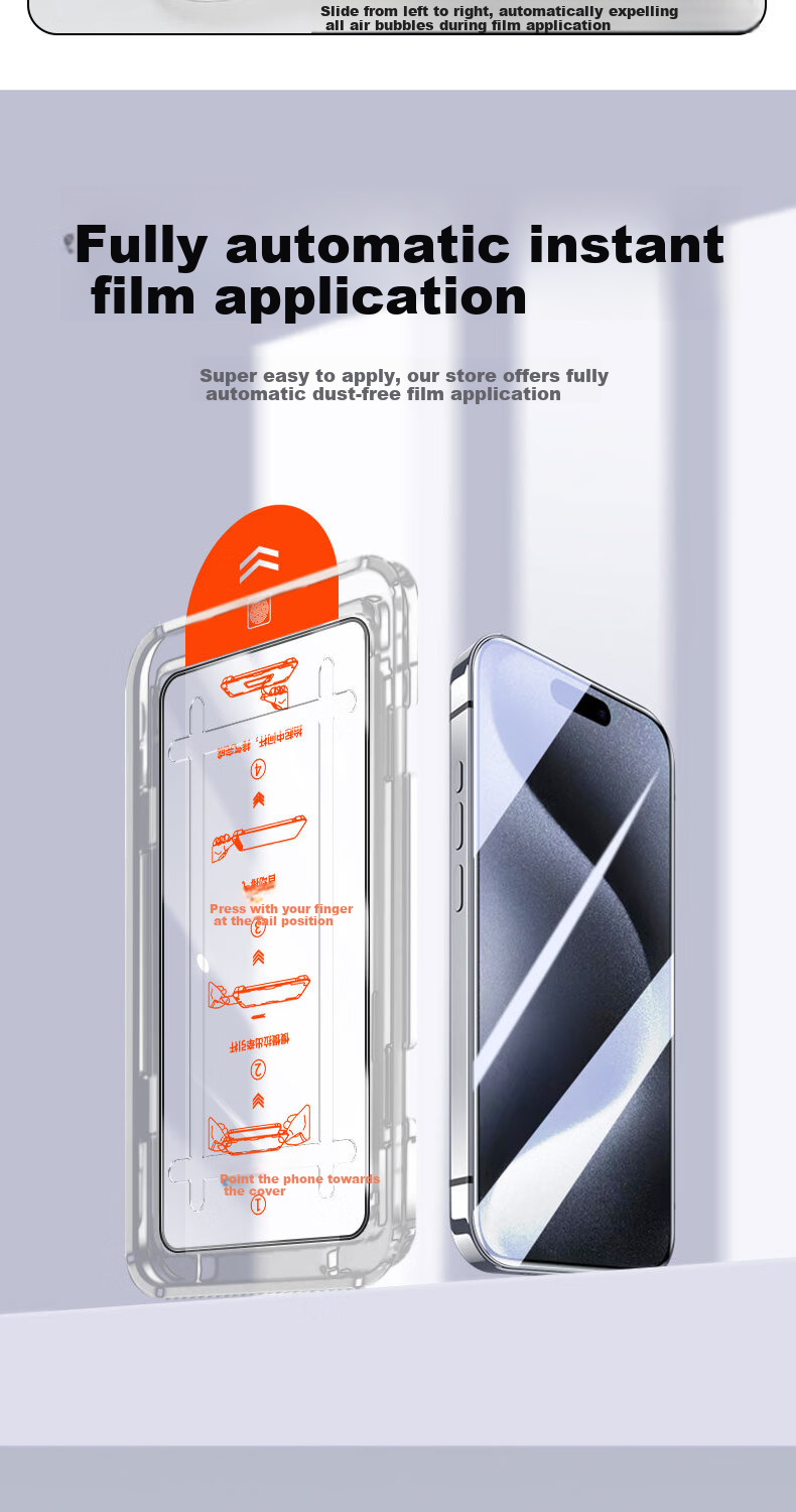 Mingying [AR Anti-Reflective 2-Pack] Tempered Glass Screen Protector for iPhone 12 Pro Max, Full Coverage, Dust-Free Installation, HD Anti-Fingerprint Explosion-Proof Film 2