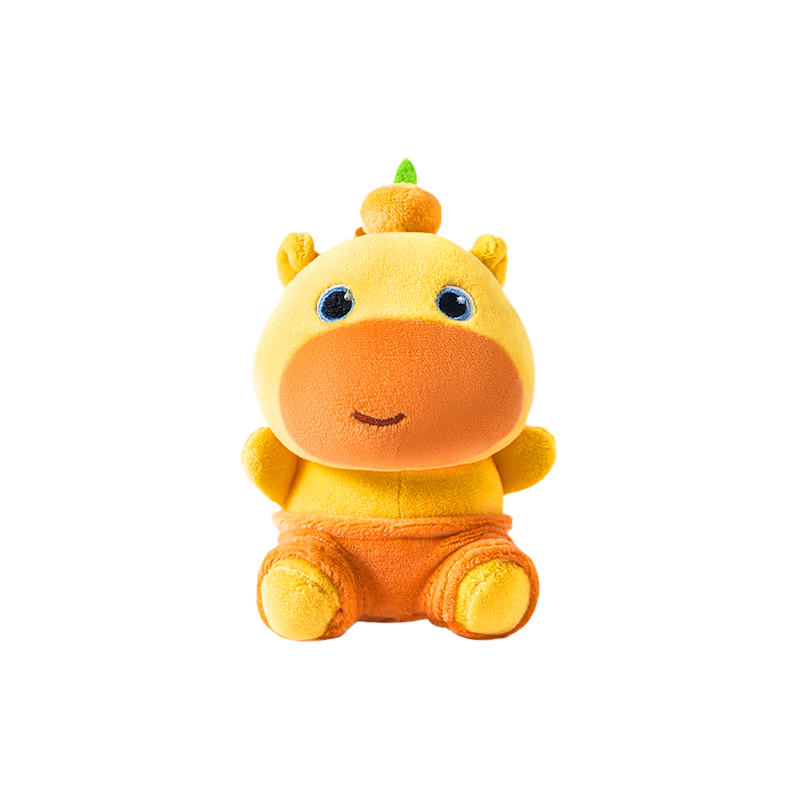 Duoai Authentic Capybara Lulu Plush Sitting Keychain Backpack Pendant Student Gift