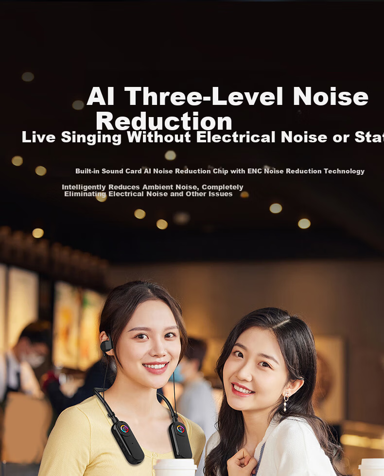 Cuckoo G20 Wireless Live Sound Card Set Headset Microphone Integrated Neckband Open Outdoor Internet Celebrity Singing Equipment Live Streaming 8