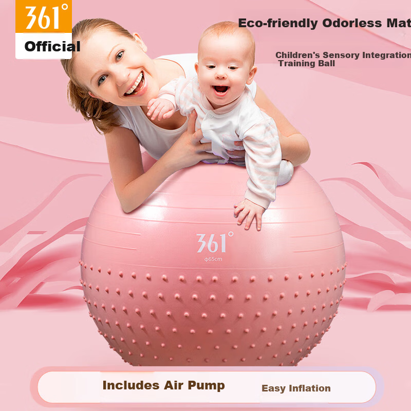 361° Yoga Ball Baby Children Sensory Training Thickened Explosion-Proof Large Dragon Ball Massage Baby Balance Ball