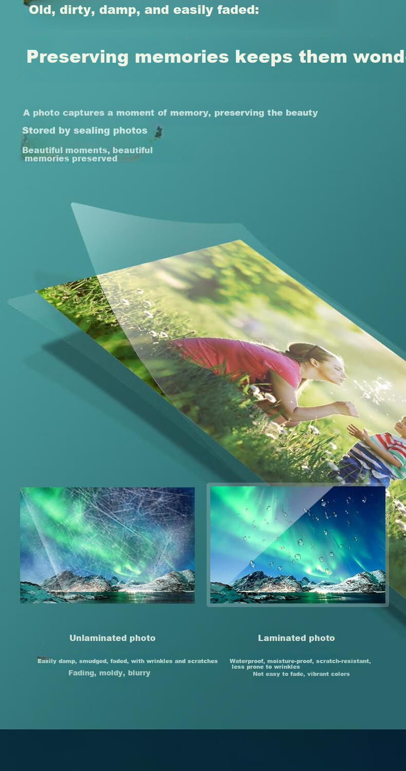 Deli Laminating Pouches, A4 Size, for Documents And Photos, Laminating Machine Film, High-Quality Specialized Card Protection Film/laminating Paper, 220*305mm A4, 200 Sheets/pack, 80 Microns Thickness, Bulk Pack GQ885 2