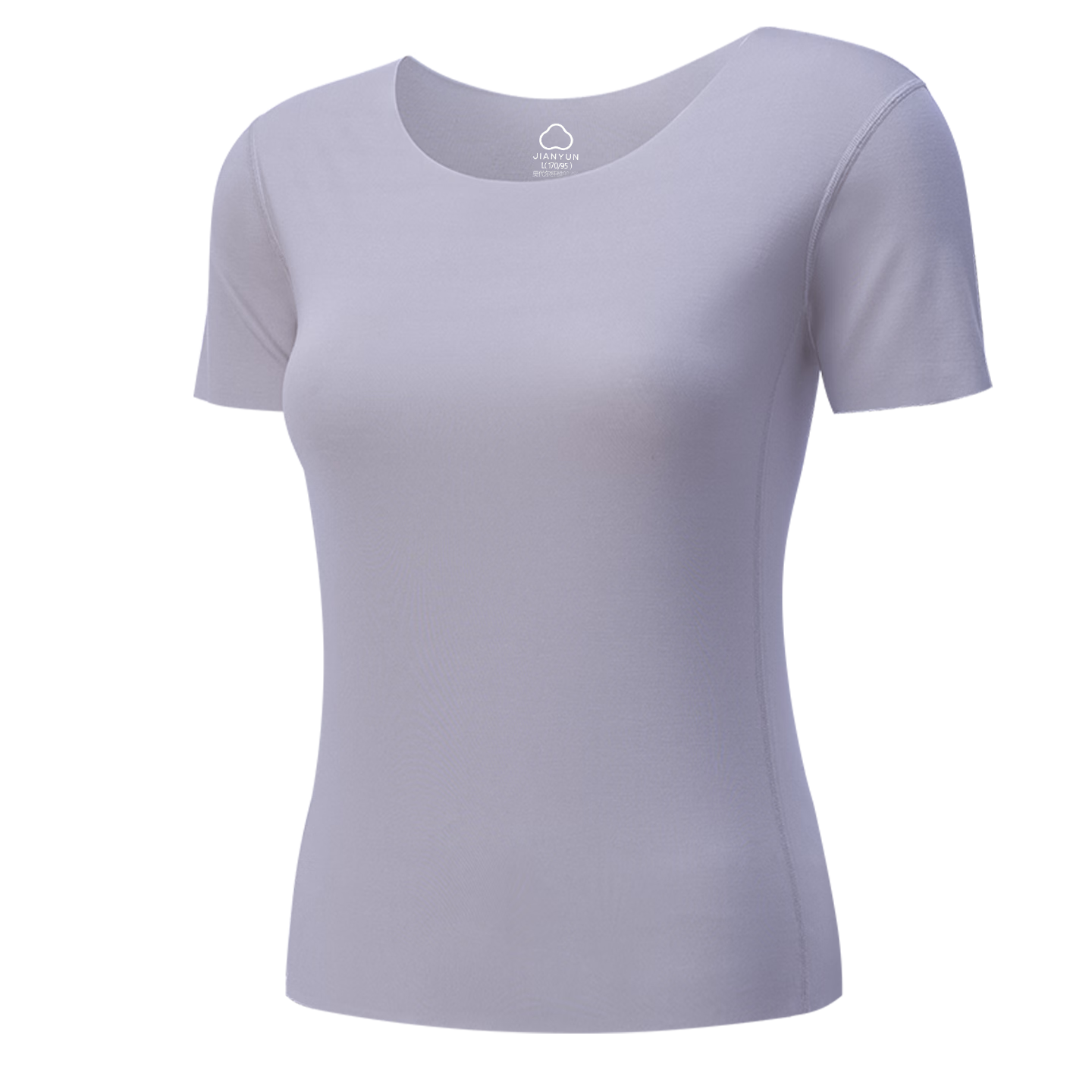Jianyun Seamless Modal Short Sleeve T-Shirt Women's Solid Color Basic Thin Summer Innerwear Top