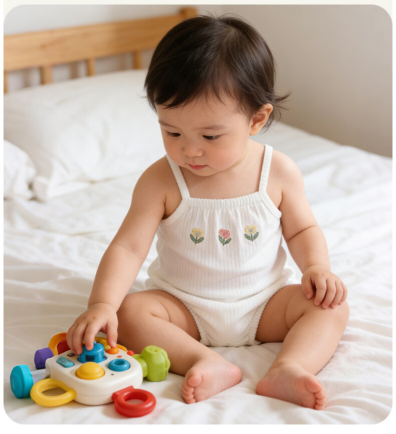 Aibao Baby Summer Sleeveless Romper Vest Bodysuit for Infants and Toddlers T303 80cm 11