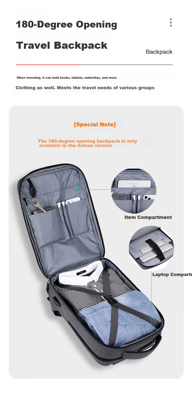 BRINCH 17/17.3 Inch Laptop Backpack Business Travel Large Capacity Shockproof for Apple Huawei Notebooks 11