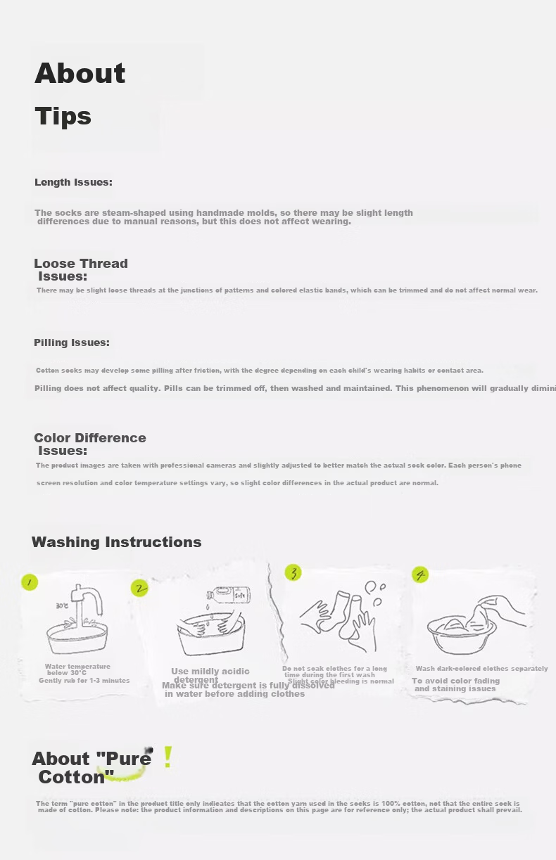 Mianqixiong Children's Socks, Spring And Autumn Style, Pure Cotton Mid-Calf Socks, Girls' Baby Autumn Class A Children's Socks, Girls' Autumn And Winter Cotton Socks for Baby Girls 22