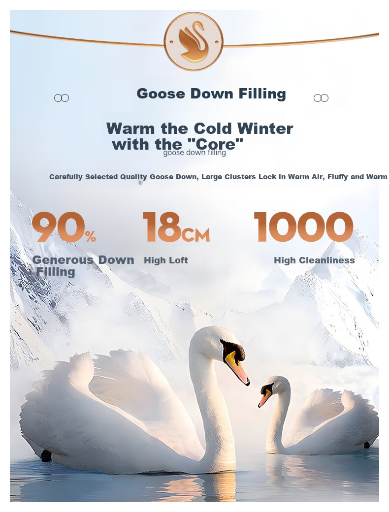 SHANSHAN 90 Goose Down Jacket Men Winter Three-in-One Casual Thick Warm Detachable Hooded Dad Coat 5