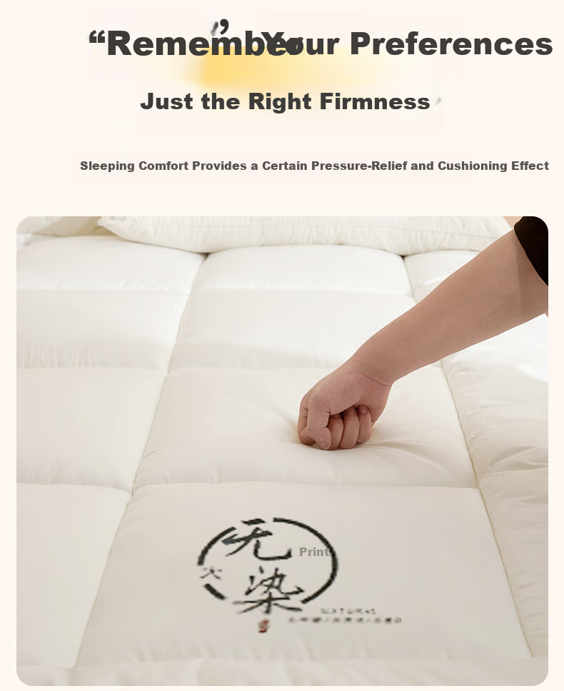 MUJI Grade A Xinjiang Cotton Mattress Cover Thickened Foldable Four Seasons Use 1.5x2m 6