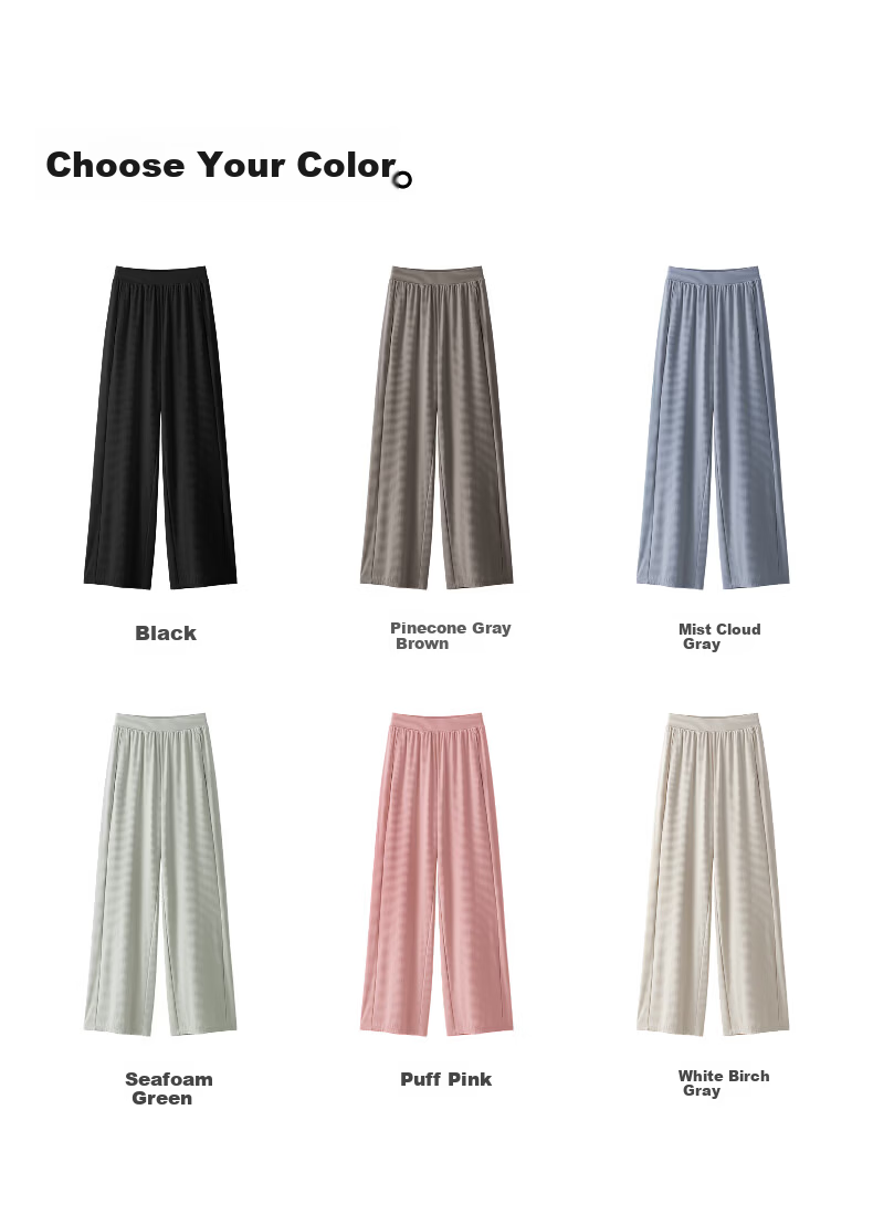 Bananain [Liu Haocun's Choice] Liangpi 301 Cool Women's Quick-Dry Ice Silk Straight-Leg Pants, Slimming Casual Sports, New for 2026 28