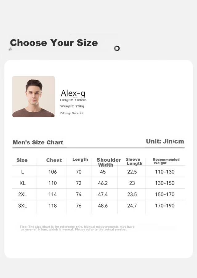 XUEXIMAN Men's Thermal Underwear Autumn Winter Wool Silk Tencel Short Sleeve T-Shirt Warm Base Layer Top 17