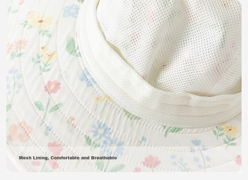 David Bella Kids Summer Hat Girls Lightweight Mesh Outdoor Sunshade Breathable Sunscreen Cap 6