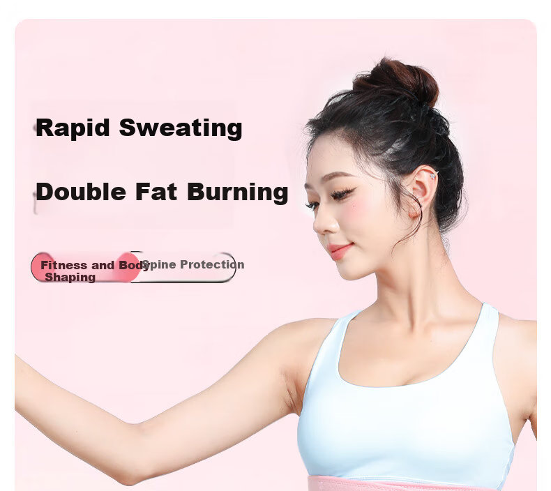 361° Sweat Waist Support Silver Ion Fat Burning Abdomen Slimming Shaping Waist Trainer Running Fitness Summer Belly Slimming Device 1