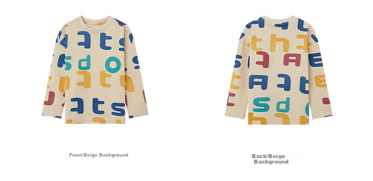 Duoduo Home [Cloud Cotton Light Elastic Soft] Boys' Printed Homewear Spring and Autumn Long Sleeve Pajama Set 18