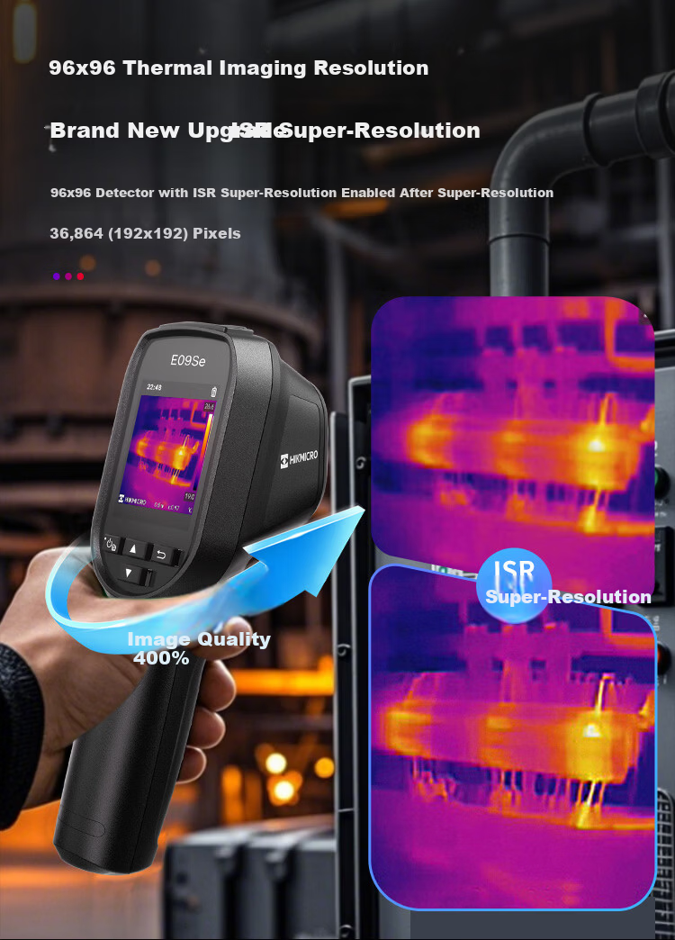 HIKMICRO E09SE Thermal Imaging Camera High-Definition Infrared Thermal Imager Night Vision Industrial Temperature Measurement Floor Heating Leak Detector 5