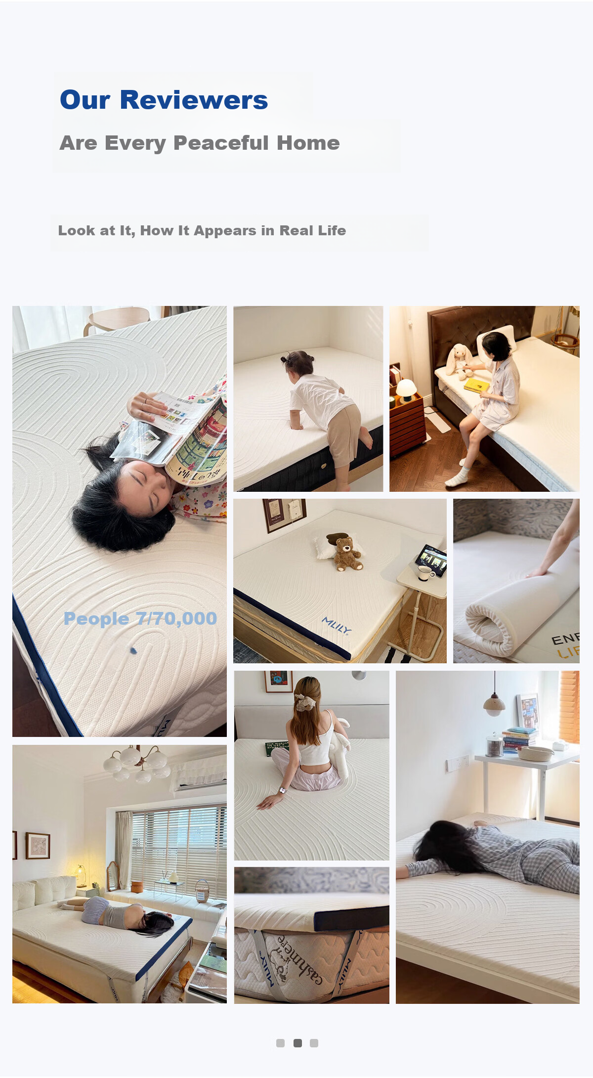 MLILY Fast Charging Air Memory Foam Student Dorm Mattress Thin Tatami Bed Pad 1.5x1.9m for Rental and Home Use 7