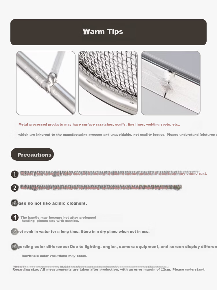 MAXCOOK 316L Stainless Steel Mesh Skimmer Oil Strainer 120 Mesh Fine Filter Sieve 9cm MCCU6585 8