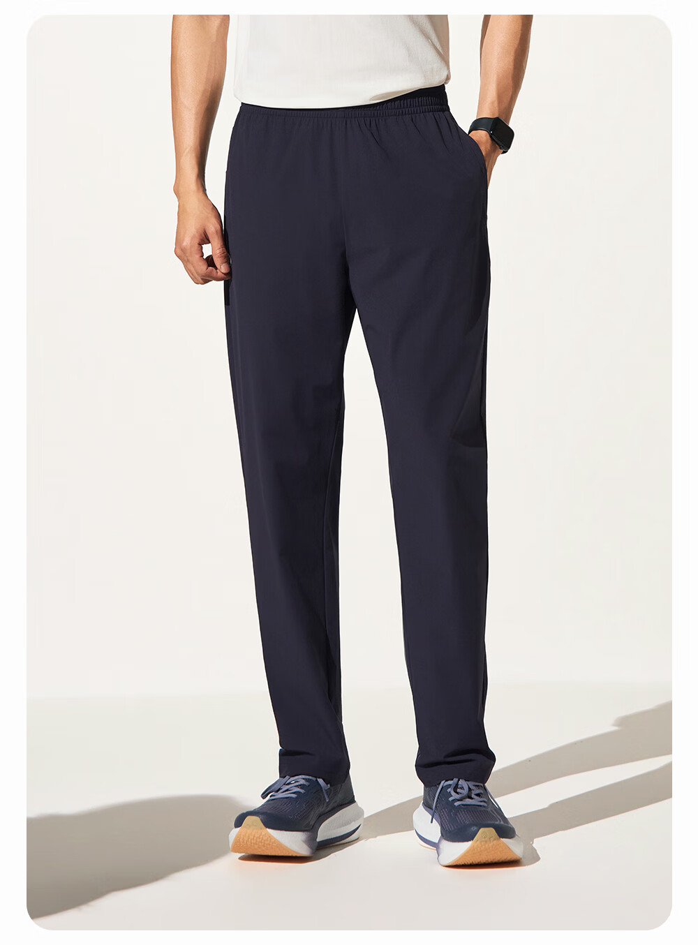 Bmai 26 New Men and Women Sports Pants Ice Thin Quick-Dry Running Training Breathable Woven Straight-Leg Pants for Men 16