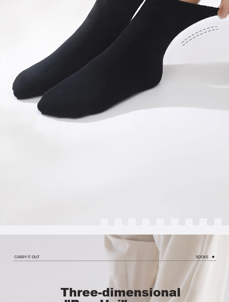 QIHAIQIU Disposable Socks for Men And Women, Washable, Breathable, Daily Wear, Mid-Calf, for Business Trips And Travel, Sweat-Absorbing, Short Tube, White, 20 Pairs 7