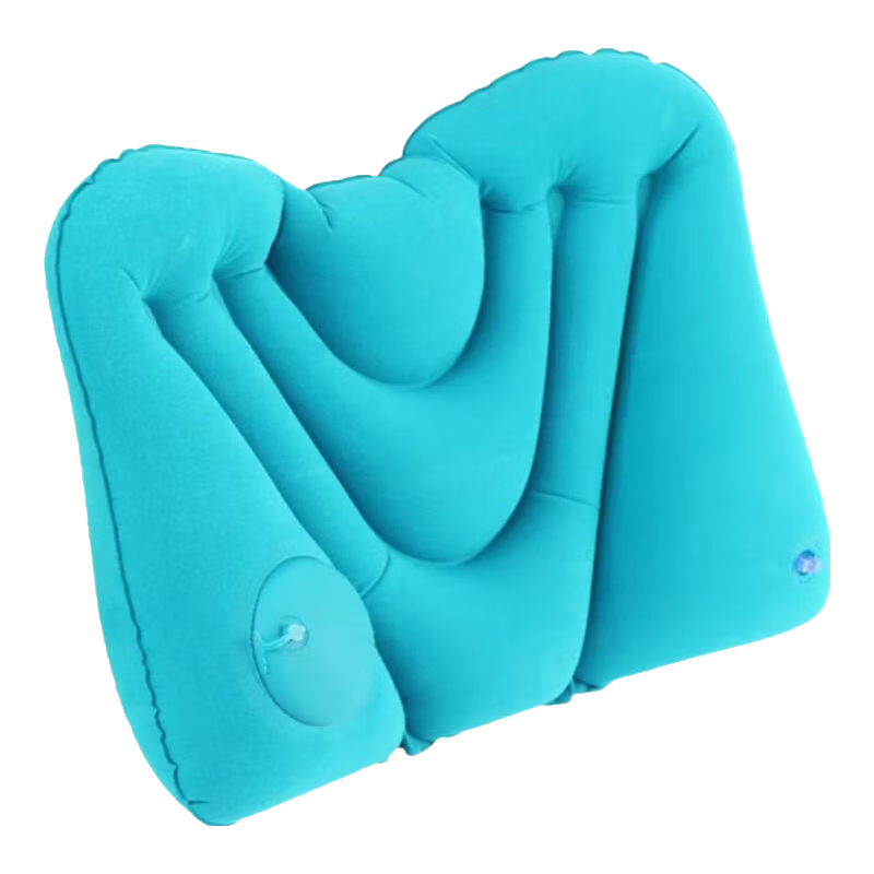 40,000 Kilometers Press-Type Inflatable Lumbar Cushion Long-Distance Travel Airplane Waist Pillow Back Support Sleeping Aid