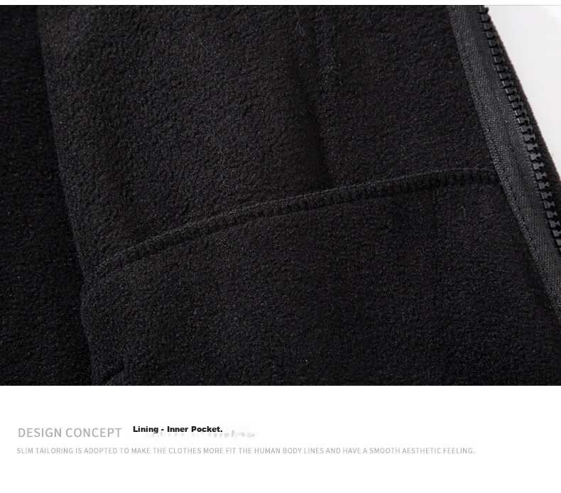 JEEP SPIRIT Men's Outdoor Windproof Hooded Jacket Warm 3-in-1 Coat Black XL 27