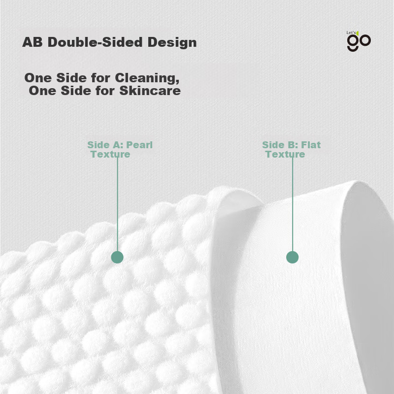 Freego Disposable Bath Towels Thickened Large Pearl Texture Portable Travel Set Non-Compressed *4 Pieces