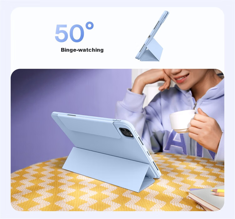 Baseus iPad Pro Case Apple Tablet Protective Cover [Heightened Design | Magnetic Detachable] Compatible with 2025/24 iPad Pro 13-inch 12