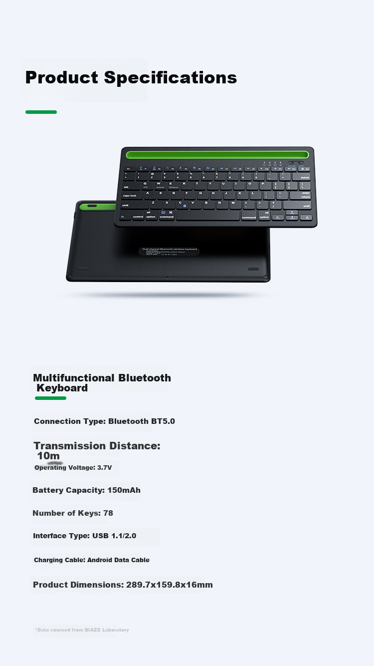 BIAZE Compatible with Honor MagicPad3 Pro 12.3-inch All-in-One Bluetooth Keyboard with Pen Slot Protective Case Upgraded Magic Control Board Front Shell Detachable Folding PB672 8