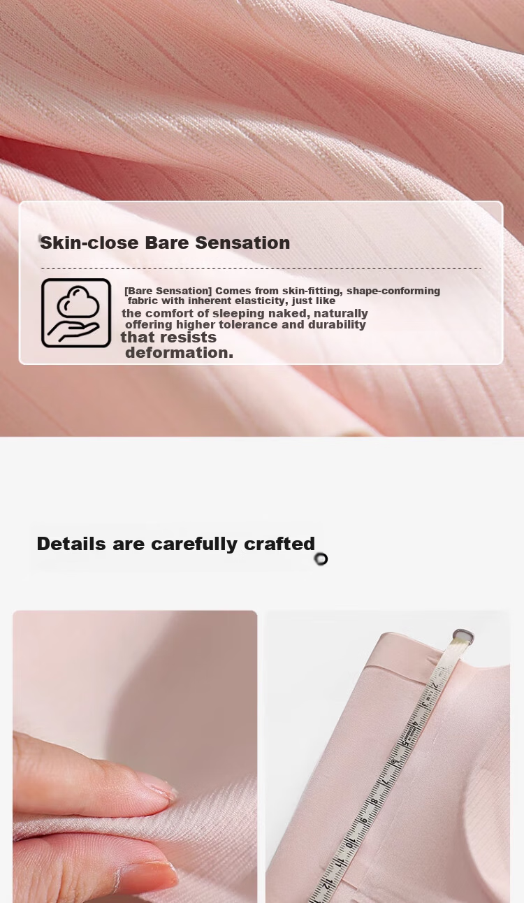 GUJIN Seamless Women's Bra, Backless Vest Style, Small Chest Push-Up, Strapless Integrated Anti-Exposure Thin Bandeau Bra 13