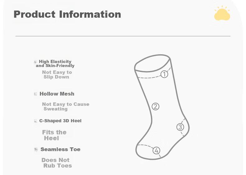 October Crystals Baby Socks Summer Mesh Long Thin Knee-High Anti-Mosquito Over-the-Knee Non-Tight Children's Air Conditioning Socks 7A Antibacterial 2