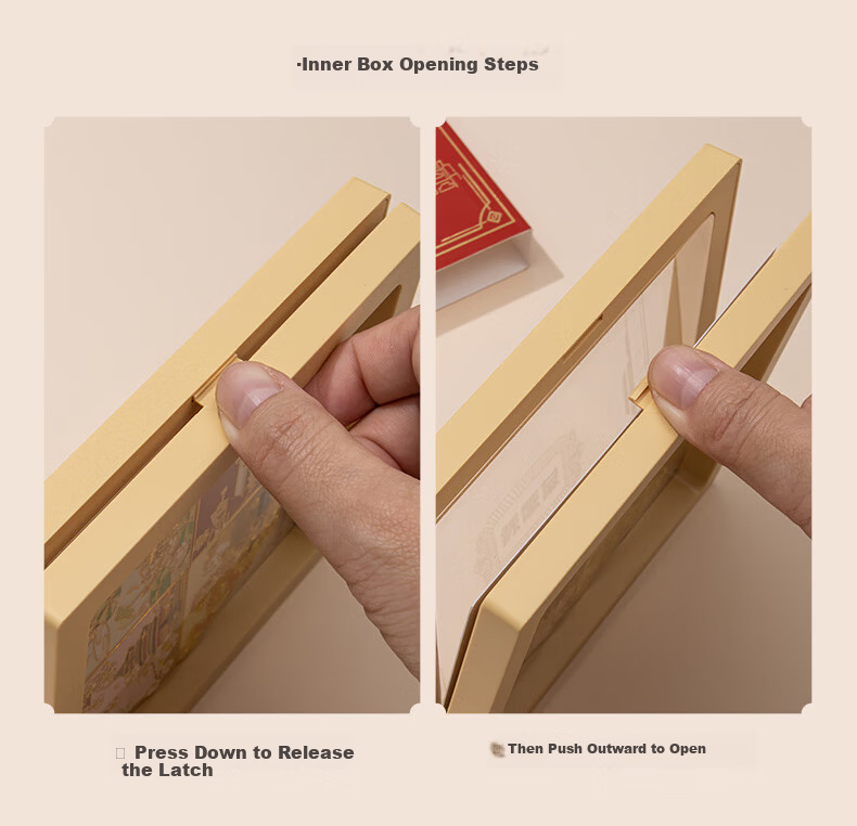 Tianse Four Seasons Forbidden City Cultural Creative Refrigerator Magnet Gift Box Museum Souvenir Beijing Landmark Tourist Attraction Teacher's Day Gift Chinese Style New Year Birthday TS-5953 7