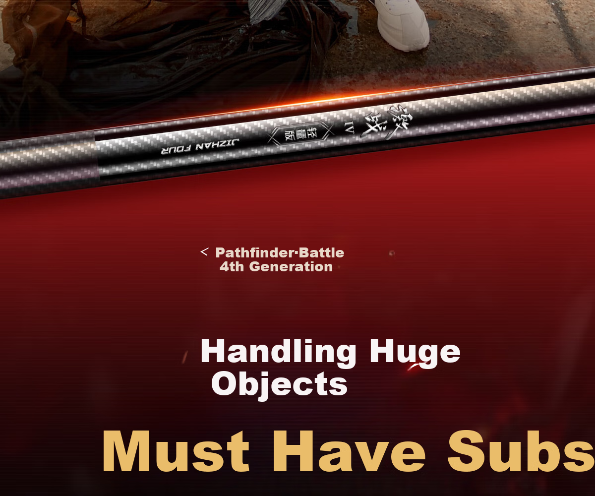 Lingluren Battle IV Lightweight Heavy Duty Fishing Rod Hand Rod Ultra-Light Hard Rod for Big Fish 7.2m 5