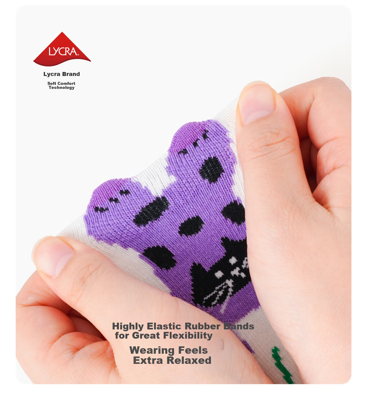 Bambi Girls' Socks Autumn and Winter Children's Cotton Socks Spring and Autumn Seamless Mid-Calf Socks BB25553 Size 16-18 7