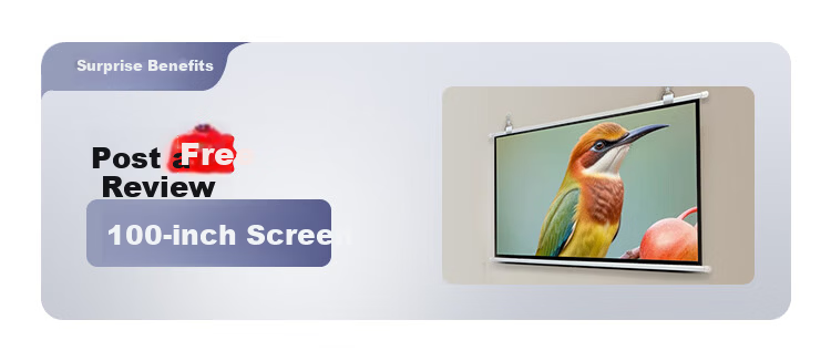 AOC Free 3 All-in-One PTZ Projector Home HD Home Theater Student Dorm Bedroom Wireless Mobile Screen Mirroring Compact Portable Smart Mini Projector 4