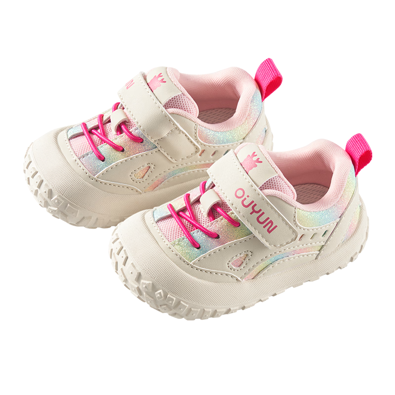 OUYUN Infant Toddler Walking Shoes Summer Baby Boys Girls Anti-Collision Soft Sole Non-Slip Shoes Classic Blue Size 20