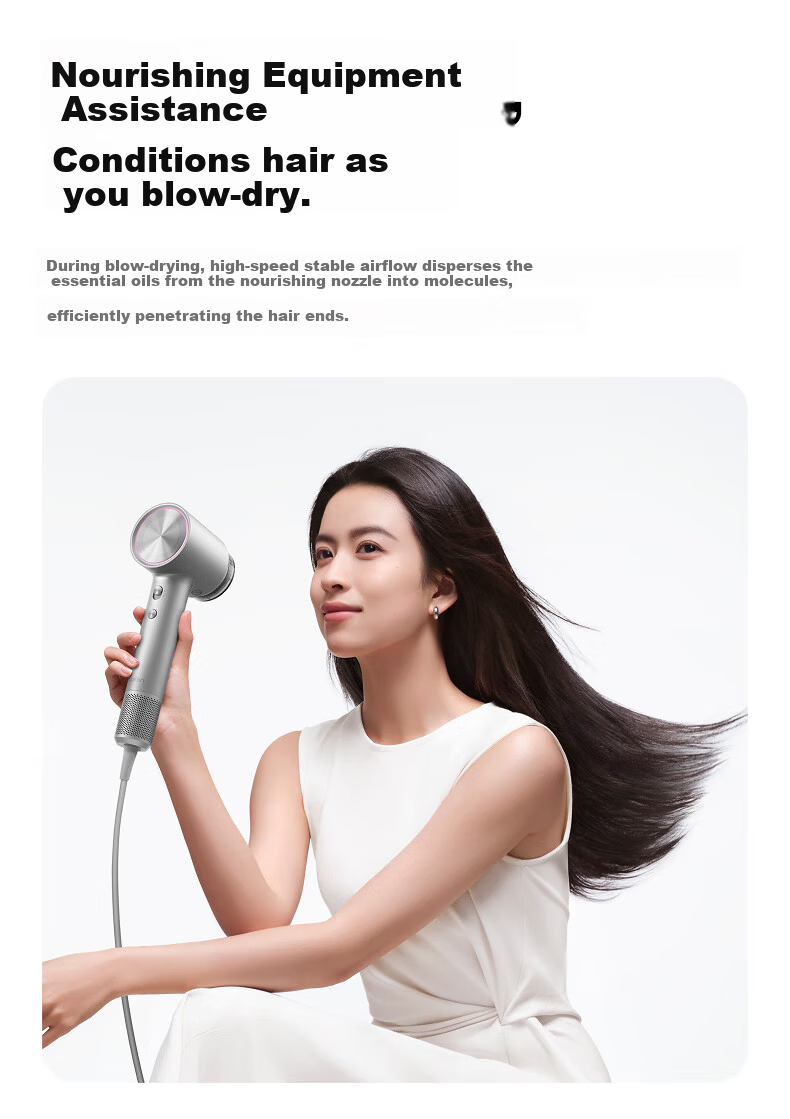 LAIFEN Swift 4 Hair Dryer Nourishing Air Nozzle Set Gray 2