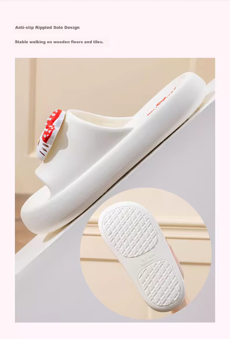 Hello Kitty Children's Summer Indoor Non-Slip Girls' Slippers Parent-Child Style ST2615 White Size 39/40 4