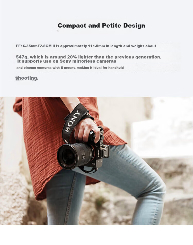SONY FE 16-35mm F2.8 GM II Full-Frame G Master II Ultra-Wide Zoom Lens with Basic Protection Kit 7