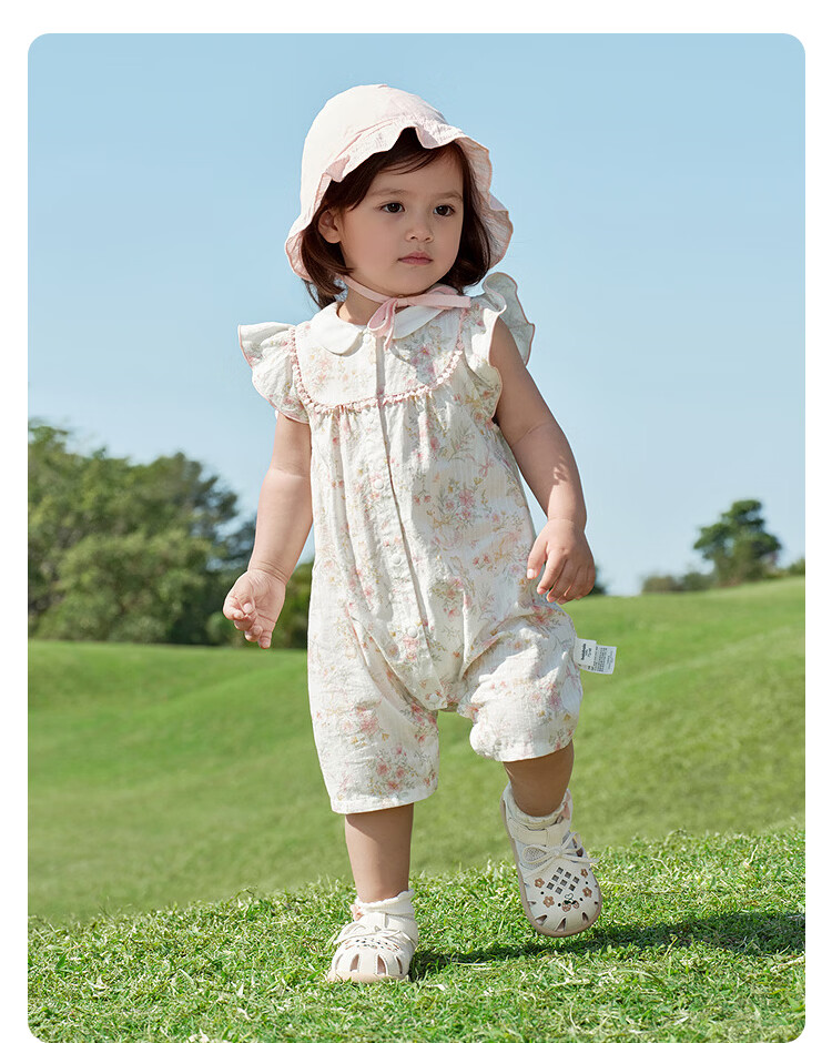 Balabala【balaOne】Baby Romper Infant Jumpsuit Girls 2026 Delicate Sweet Cute 17