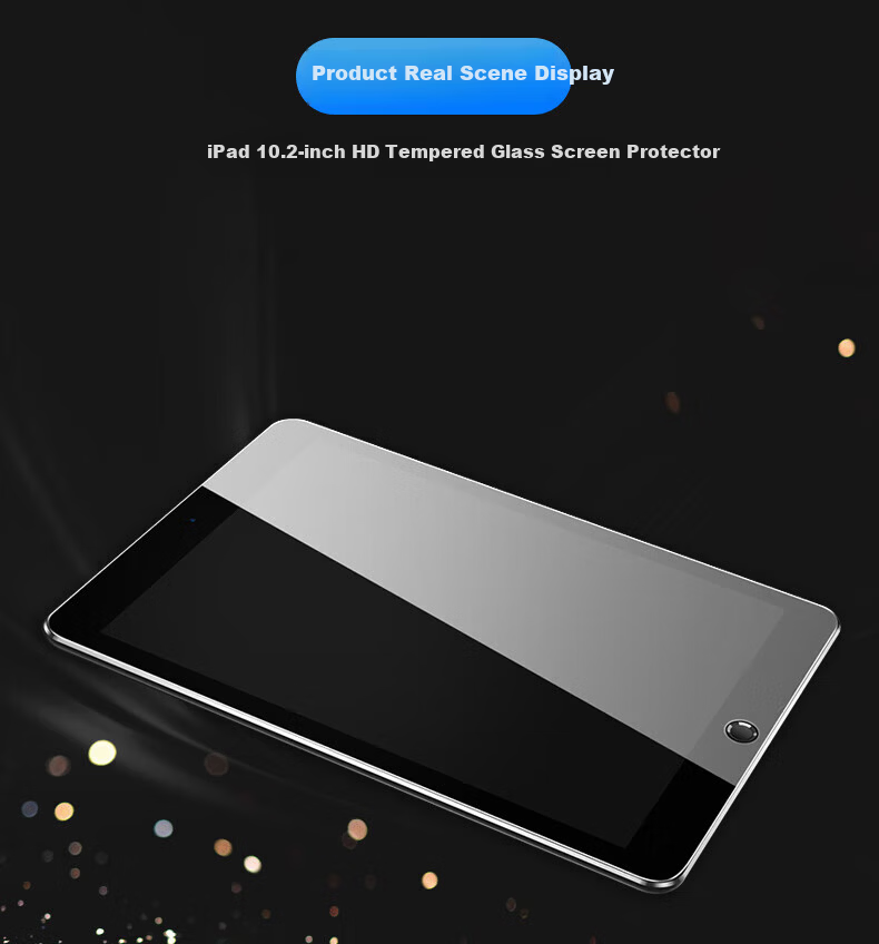 Shihan Compatible with Apple IPad 11th Generation A16 Chip, 10.9-Inch Tablet Tempered Glass Screen Protector, 10th Generation HD Film, Anti-Fingerprint, Full-Screen Fit, Protective, Original Machine Color, Shockproof, Scratch Resistant 6
