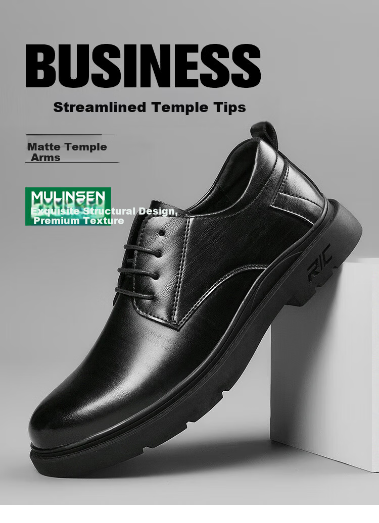 MULINSEN Men's Business Formal Oxford Leather Shoes HRW3103 1