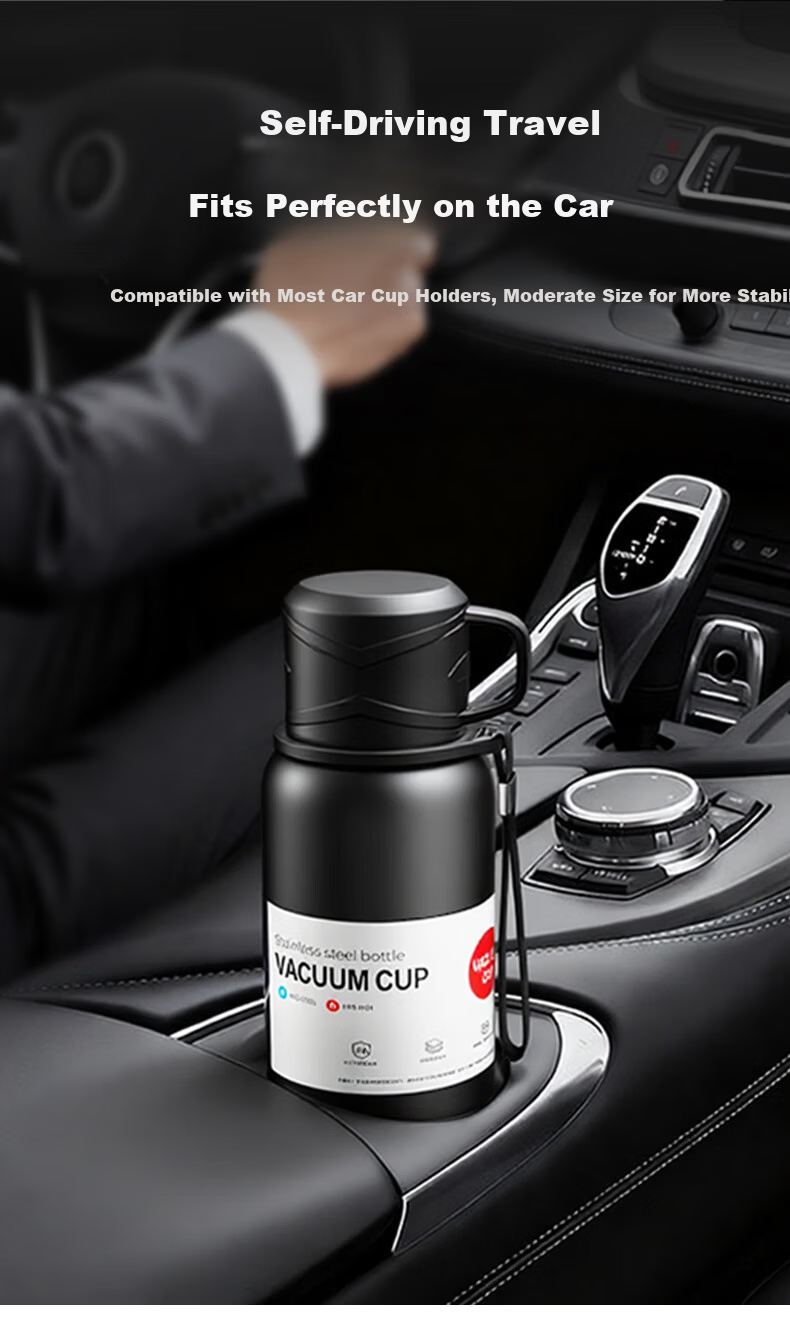 Mixiaoshu Insulated Mug for Men, Large Capacity Tea Infuser Cup with 316 Stainless Steel Inner Bottom, Portable Outdoor Water Bottle for Me 4
