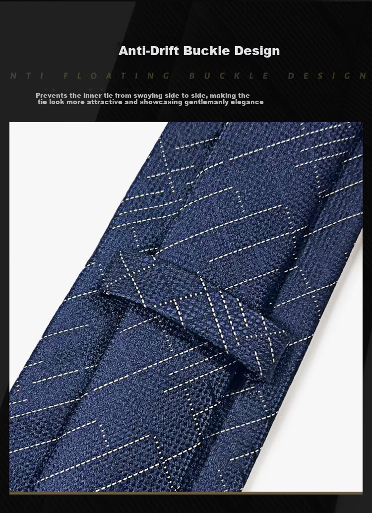 FitonTon Wedding Annual Meeting Tie Hand-Tied Men's Suit High-End Workplace Business Shirt Gift Box New Year Valentine's Day Gift 8