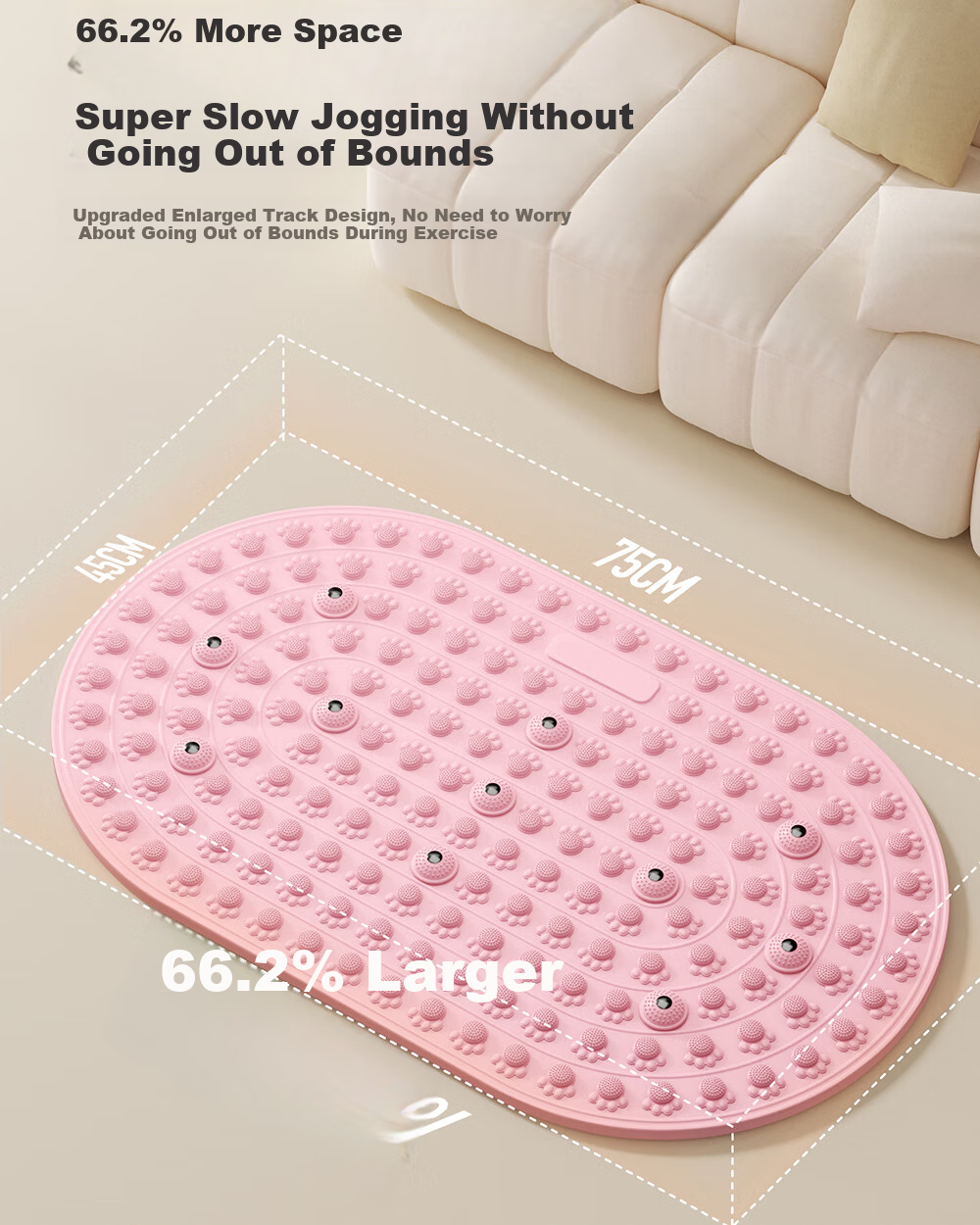 Lexi Liquid Soft Gel Acupressure Foot Massage Mat Meridian Slimming Sleep Aid Toe Pressure Board Petal Purple 4