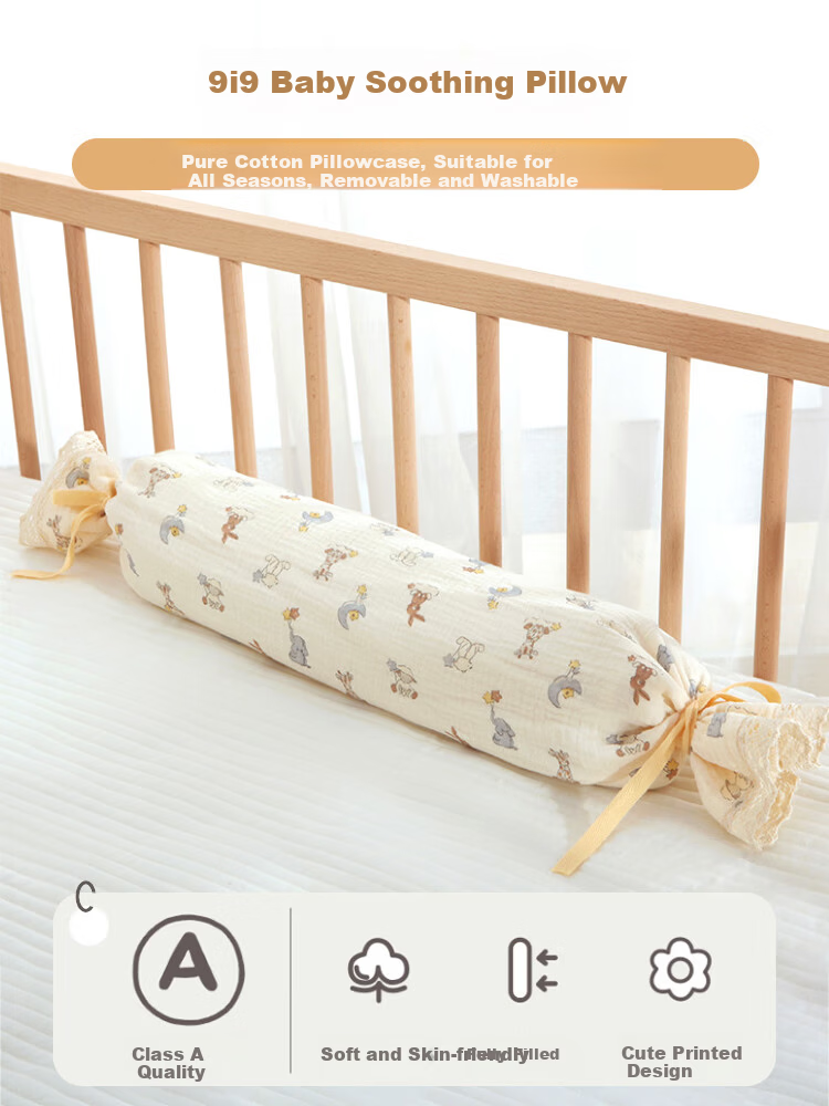 9i9 Baby Soothing Pillow Newborn Anti-Startle Candy Buckwheat Hull Pillow Detachable A89 1