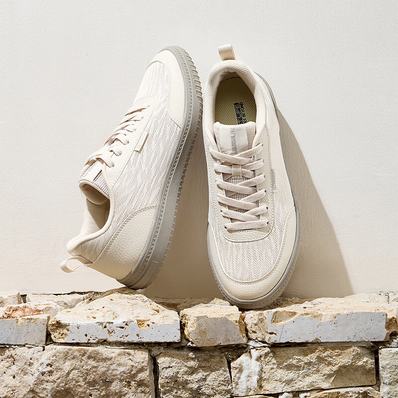 361° Men's Sports Sneakers Spring Summer Breathable White Casual Fashion Shoes 672626622-1