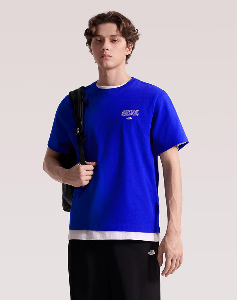 The North Face Men's Outdoor Casual Breathable Printed Short Sleeve T-Shirt 8GW0 Black/JK3 L 6