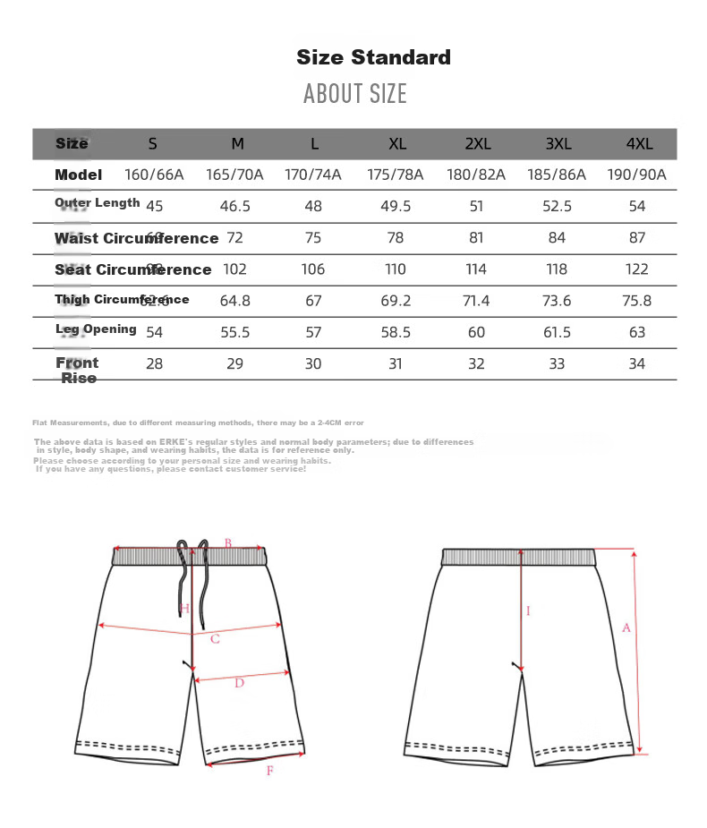 ERKE Men's Summer Sports Shorts Five-Point Ice Cooling Breathable Moisture-Wicking Quick-Dry Woven Training Running Casual Pants 15