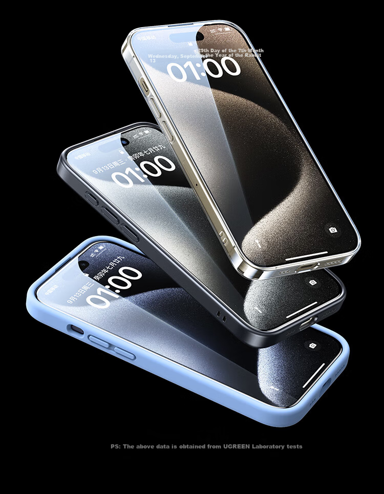 Ugreen [Authorized US Import Corning Pro] Tempered Glass Screen Protector for iPhone 16 Pro Max, Full Coverage, Anti-Fingerprint, Drop Protection, Dustproof 29