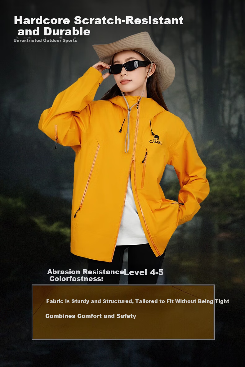 CAMEL [King Armor] Linyue Softshell Jacket Spring Summer New Professional Hard Shell Euro-Tech Windbreaker S 6