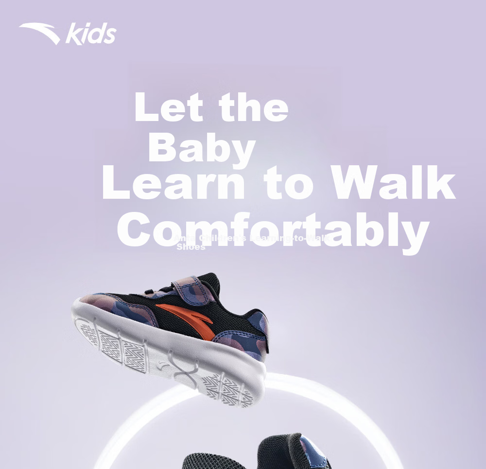 Anta Kids Boys Infant Running Shoes Autumn Winter Non-Slip Baby Toddler Walking Sports Shoes A12430006K 1